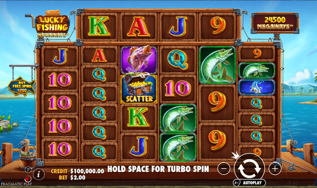 play lucky fishing slot
