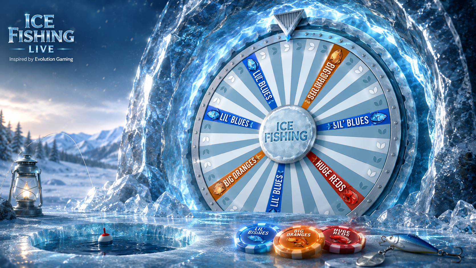 ice fishing wheel